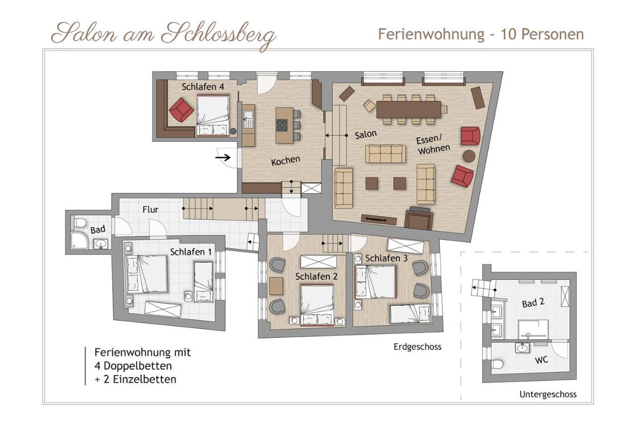 Salon Am Schlossberg Quedlinburg Kültér fotó